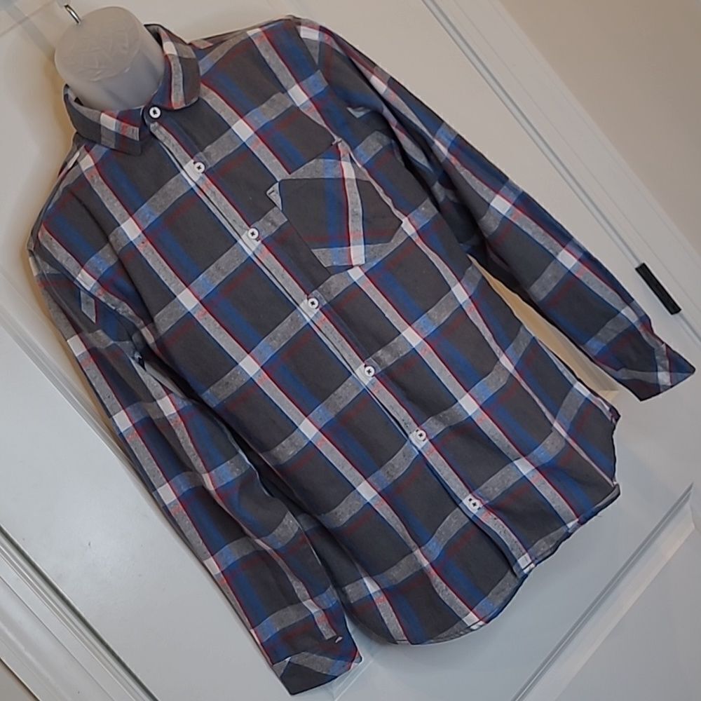 Burnside Plaid Button Down Shirt